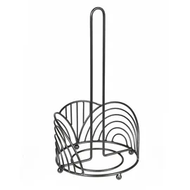 Ambiente Haus Küchenrollenständer in schwarz (H) 35cm | Gr.: onesize
