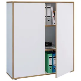 VCM Salia Aktenschrank 100 x 33 x 110 cm weiß