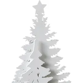 Beliani Weihnachtsbaum 36 cm Weiß