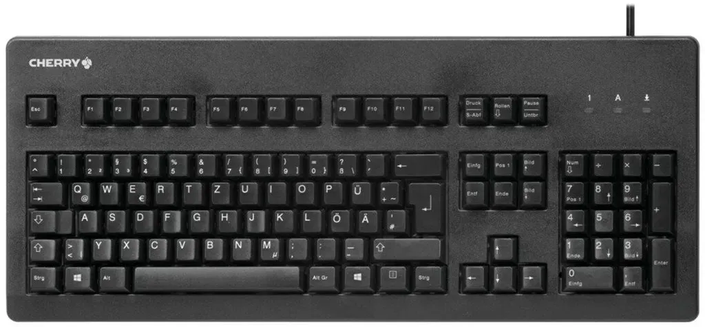 Preisvergleich Produktbild Cherry G80-3000 - Tastatur - PS/2, USB - GB