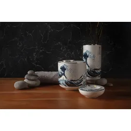GOEBEL Vase Hokusai- Die Große Welle Artis Orbis, 16 cm