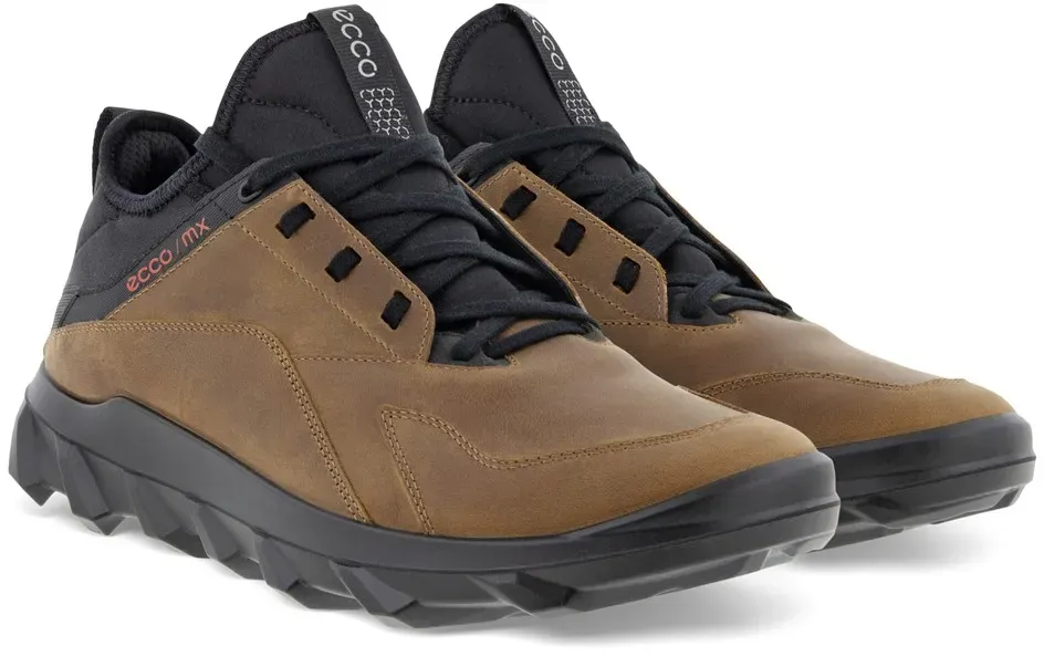 ECCO Wanderschuhe MX Low (Nubukleder, strapazierfähige Sohle, sockenartige Konstruktion) braun Herren