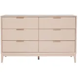 miliboo Giana 120 x 0 x 0 cm Puderrosa / Gold
