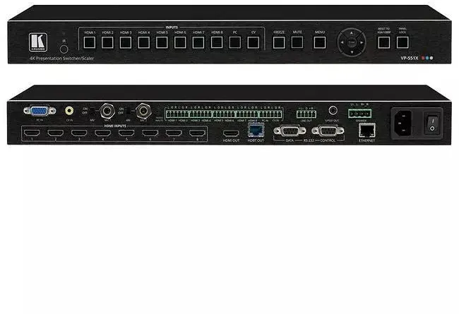 KRAMER VP-551X 10-INPUT 18G 4K Präsentations-Switcher/Scaler 72-00003030