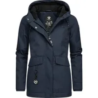 Ragwear Damen warme Winterjacke wasserdicht Jazmin Remake II Intl. Navy22 Gr. M - M