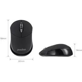 Perixx PERIMICE-802 Optische Bluetooth  Maus schwarz (11402)