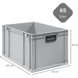 Proregal Eurobox NextGen Portable Duo 32 x 40 x 60 cm 3-tlg. grau