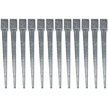 Estexo Einschlagbodenhülse 12 x 91 x 900 mm Feuerverzinkt
