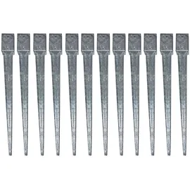 Estexo Einschlagbodenhülse 12 x 91 x 900 mm Feuerverzinkt