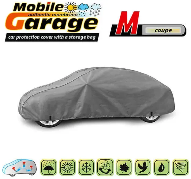 Hochwertige Kegel-Schutzhülle für Coupés, Serie Mobil Garage, Größe M (390–415 cm x 115–125 cm)