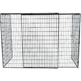 Safetots Original Kaminschutzgitter, hochwertige Kinderschutzabsperrung für Kamine, verstellbare Breite von 84,5cm - 155cm, Einfache Installation, Kamingitter für Babys und Kleinkinder