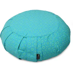 Meditationskissen Vintage Pleated Meditation Hell Blau Bequem YOGISHOP.COM blau No Size