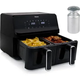 setpoint Heißluftfritteuse Doppelkorb 8L 2700 W schwarz