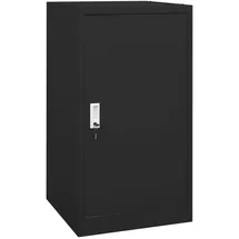 vidaXL Sattelschrank Schwarz 53x53x105 cm Stahl