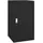 vidaXL Sattelschrank Schwarz 53x53x105 cm Stahl