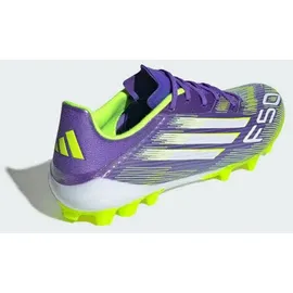adidas F50 League AG Herren Purple Rush/Cloud White/Lucid Lemon 43 1/3