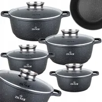 ZILNER 8-tlg. Topfset,Topfset Induktion, Kochtopf Set|induktions Töpfe Set, Kochtöpfe,