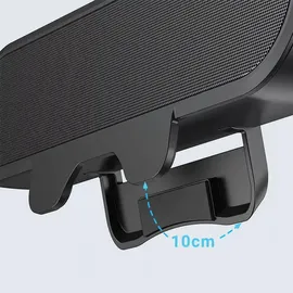 Zetiy P42C PC Lautsprecher 10W mit Monitor Clip, USB Lautsprecher für PC Laptop Notebook, Monitor, Plug & Play, Platzsparend für Büro G... - Schwarz