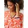 Aniston CASUAL Schlupfbluse mit fantasievollem, grafischen Blumendruck Rot 46