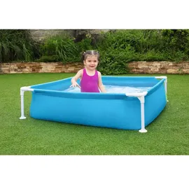 BESTWAY My First Frame Pool 122 x 122 x 305 cm blau