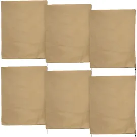 ideoon garden Pflanzenschutzhüllen 6er Set 100 x 80 cm braun