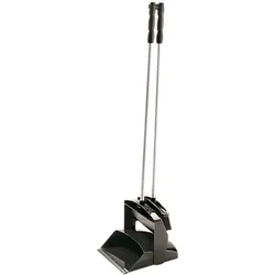 Haug Kehrgarnitur Futura langer Stahlstiel 26 cm weich schwarz