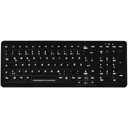 Active Key MedicalKey AK-C7000 Hygiene Tastatur - QWERTZ Deutsch - Schwarz