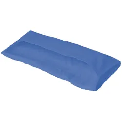 EXKLUSIV HEIMTEXTIL Liegestuhlauflage mit Kapuze 500g/m2 70x200x20 cm Royalblau