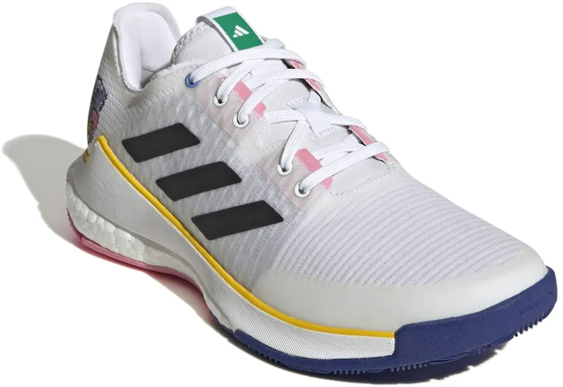 adidas Hallen-Indoorschuhe CrazyFlight weiss/bunt Damen