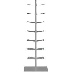 Radius Design - Booksbaum Standregal Big, double silber
