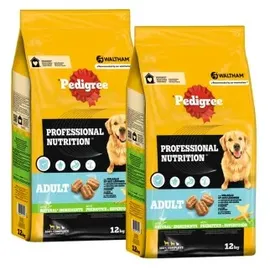 PEDIGREE Professional Nutrition Adult Geflügel & Gemüse 2 x 12 kg