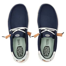 HEYDUDE Wally Craft Linen Herren Navy 42