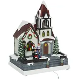 Fééric Lights and Christmas | Weihnachtsfigur Kirche, Led-beleuchtung