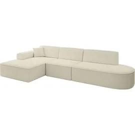 altdecor Ecksofa Ottomane Links IREA-L2-v3 327x165x77 cm Beige