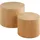 Tectake Danny Braun Eichenoptik 2er Set 50 x 50 x 45 cm
