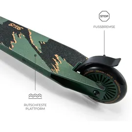 Kinderkraft Solis Scooter für Kinder Klassischer Roller Grün