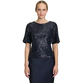 Vera Mont Pailletten-Bluse mit Flügelärmeln in Night Sky | Gr.: 38