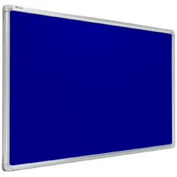 ALLboards Filztafel Blau 90x60cm, Alurahmen