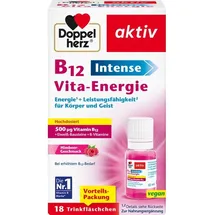 Queisser Aktiv B12 Intense 450 mg Vita-Energie Trinkfläschchen 18 St.