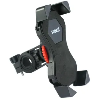 scozzi Handyhalterung Fahrrad Handy Halterung Halter 360° Smartphone universal z.B. kompatibel mit Samsung S26 S25 S24 S23 A56 A55 A36 A26 für iPhone 17 16 15 14 13 FE Plus Ultra Lite Pro