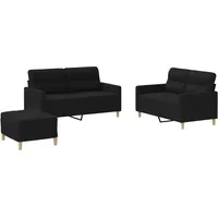 3er Set Wohnzimmer Stoff Jugendsofa Relaxsofa Sofas & Couch Sofa Loungesofa