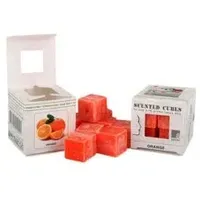 SCENTED CUBES Duftwachs Duftwürfel Raumduft Aroma Schmelzwachs viele verschiedene Sorten (Orange)