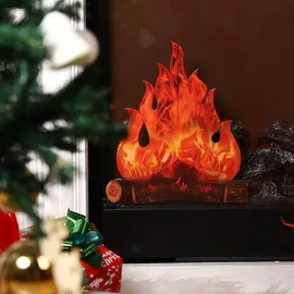 luxuskollektion 3D Dekorative Pappe Lagerfeuer Herzstück Künstliches Feuer