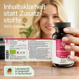 PureNature Pure Nature Astaxanthin hochdosiert Kapseln 60 St.