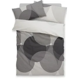 BIERBAUM Carla geometrisch Silber 135 x 200 cm + 40 x 80 cm