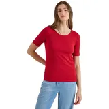 Cecil Basic T-Shirt mit Rundhals in Unifarbe