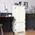 Costway Mehrzweckschrank Vintage 0 x 0 x 0 cm Beige/Weiß