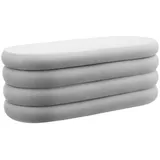 Tectake tectake® Polsterbank, mit Samt oder Bouclé, Belastbarkeit 150 kg, 110 x 45 x 42 cm