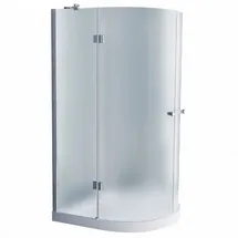Jet-Line Duschkabine Glasdusche Ravenna 1000x1000x1920 gefrostet Echtglasduschkabine Echtglasdusche