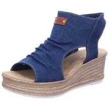 Rieker Schaftsandale Damen Blau 40